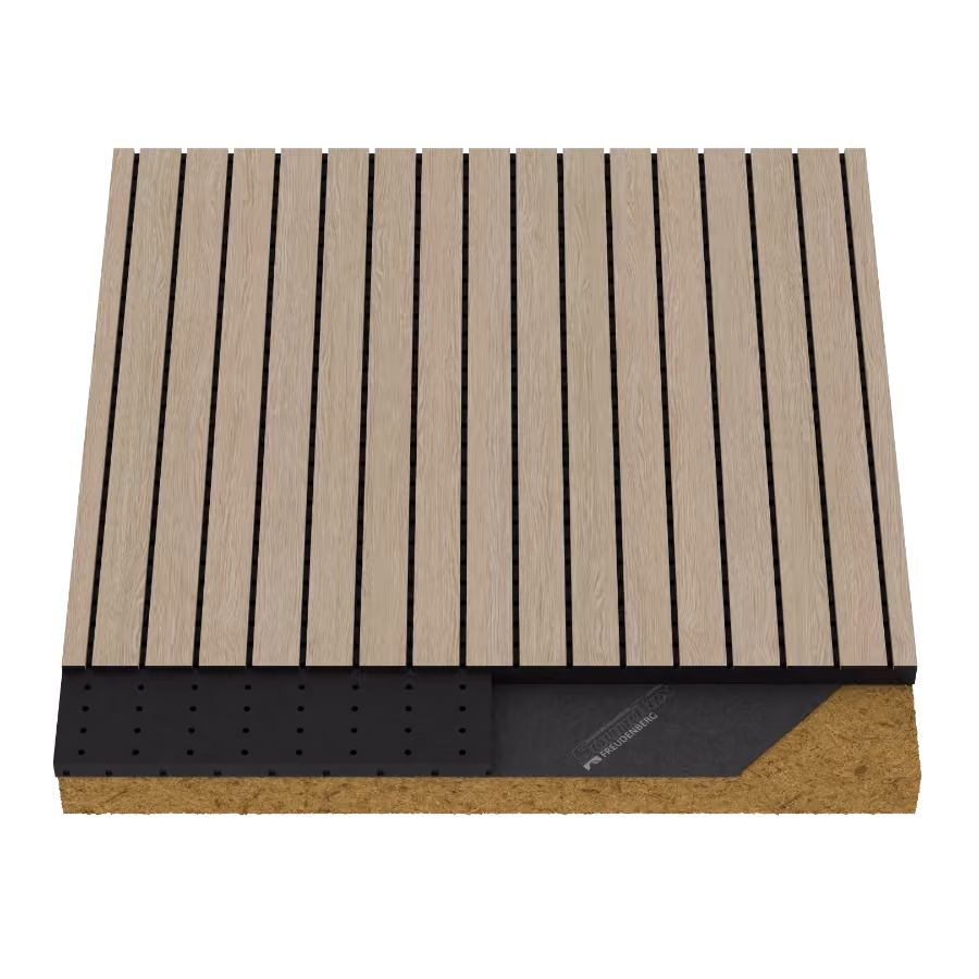 04ML.0428 R3-8 Lineer acoustic wood panel by Monacoustic, view 2