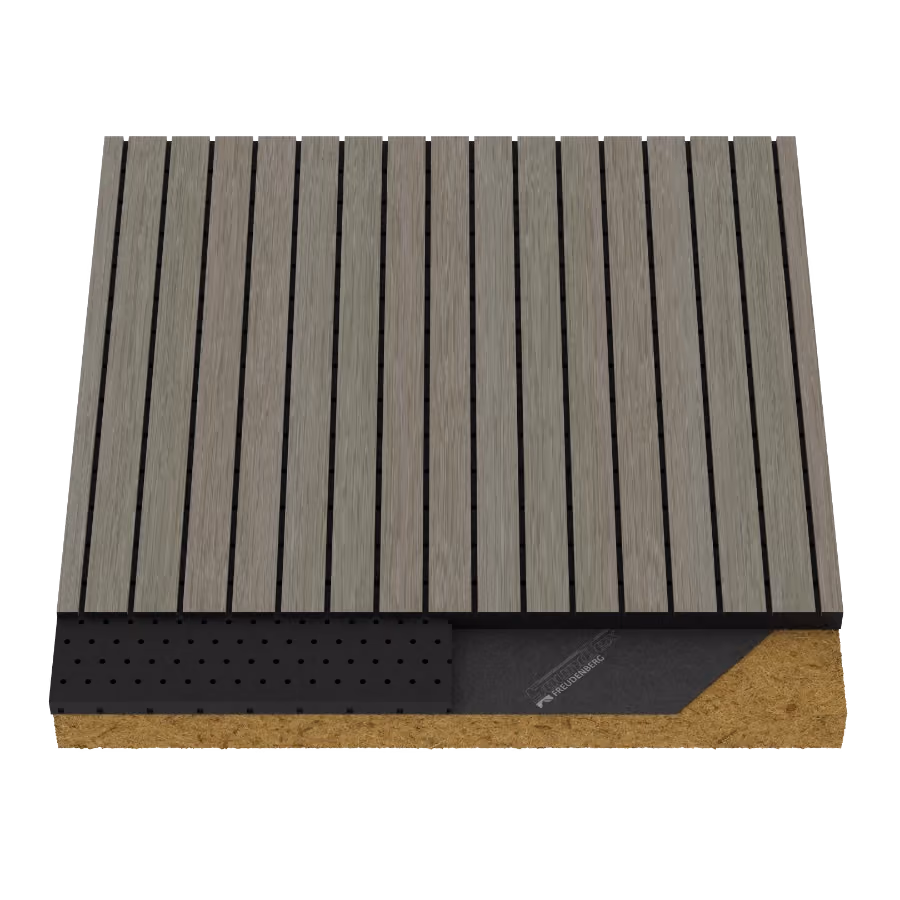 08ML.0305 R3-8 Lineer acoustic wood panel by Monacoustic, view 2