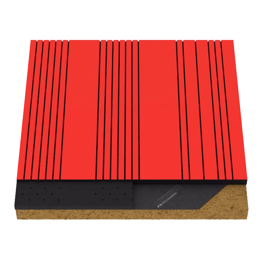 02ML.0313 X3 Lineer acoustic wood panel by Monacoustic, view 2