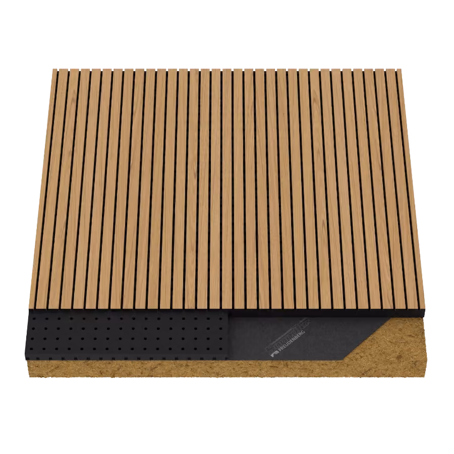 08ML.0313 R3-8 Lineer acoustic wood panel by Monacoustic, view 2