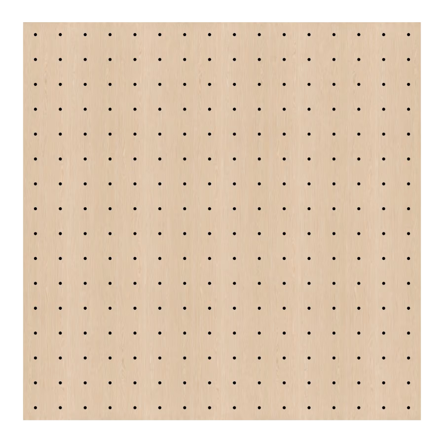 01MP.3232 R4 Perforated acoustic wood panel by Monacoustic, view 3