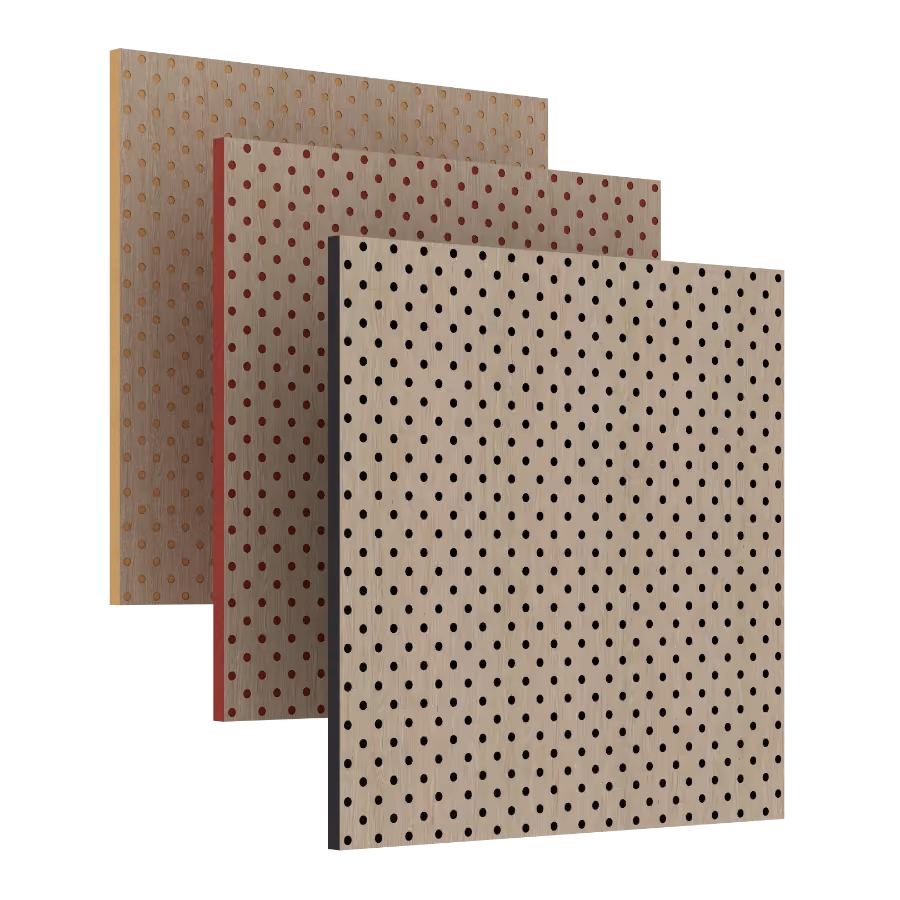 02MP.3232 Perforated acoustic wood panel by Monacoustic