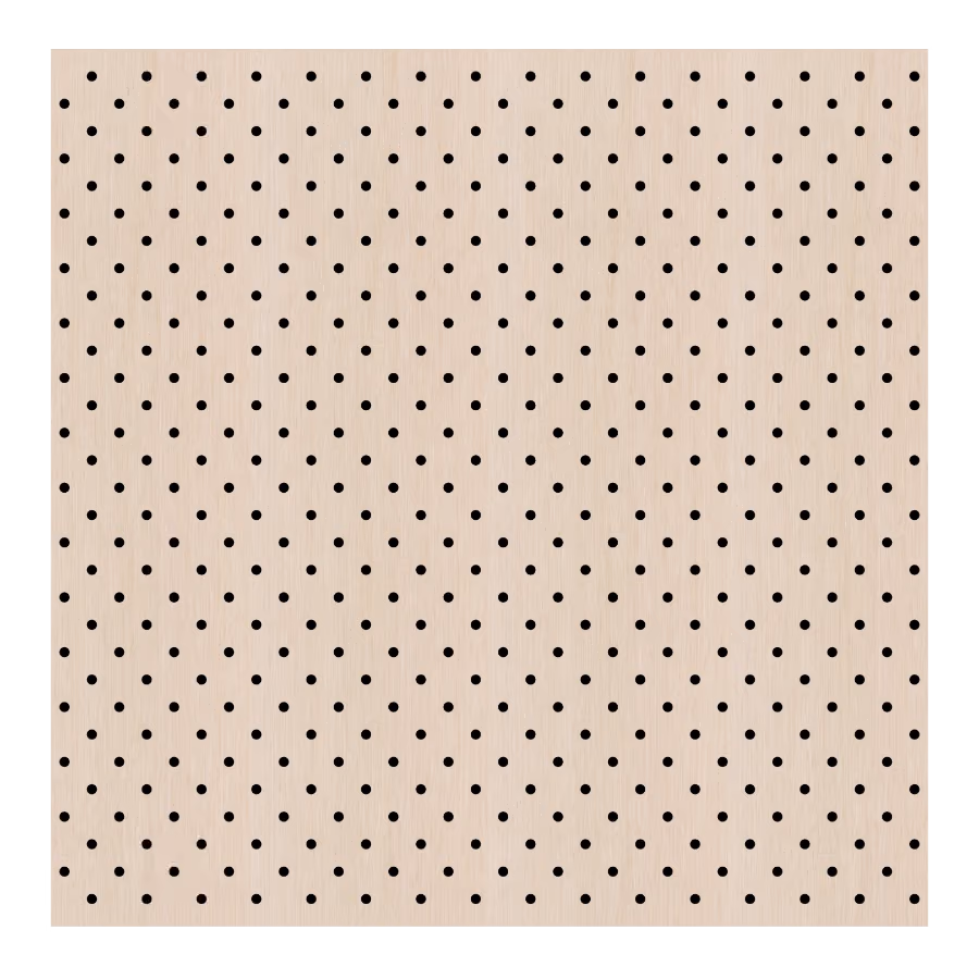 02MP.3232 R6 Perforated acoustic wood panel by Monacoustic, view 3