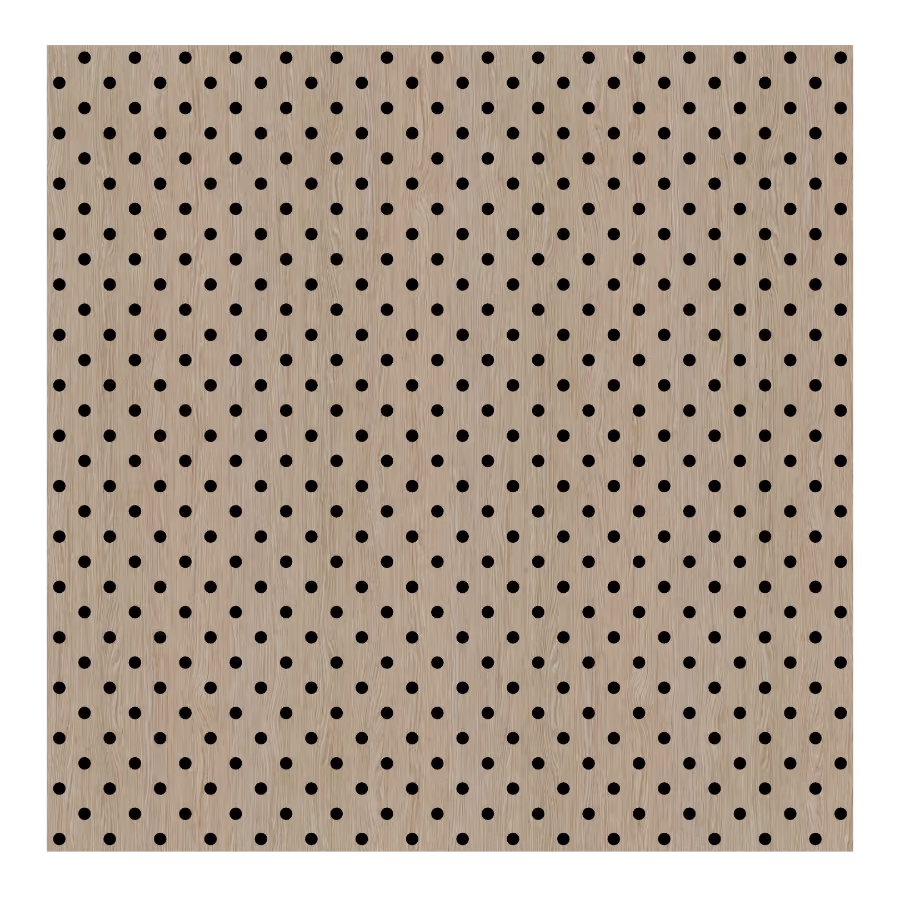 02MP.3232 Perforated acoustic wood panel by Monacoustic, view 3