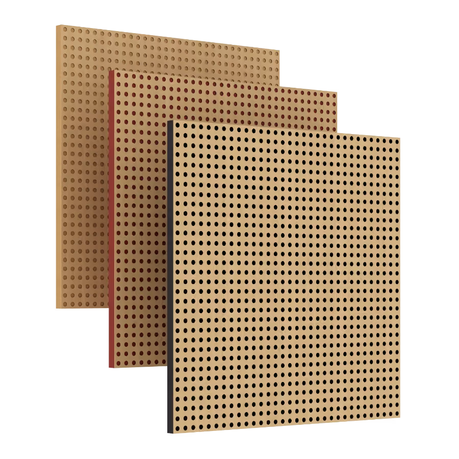 04MP.1616 Perforated acoustic wood panel by Monacoustic