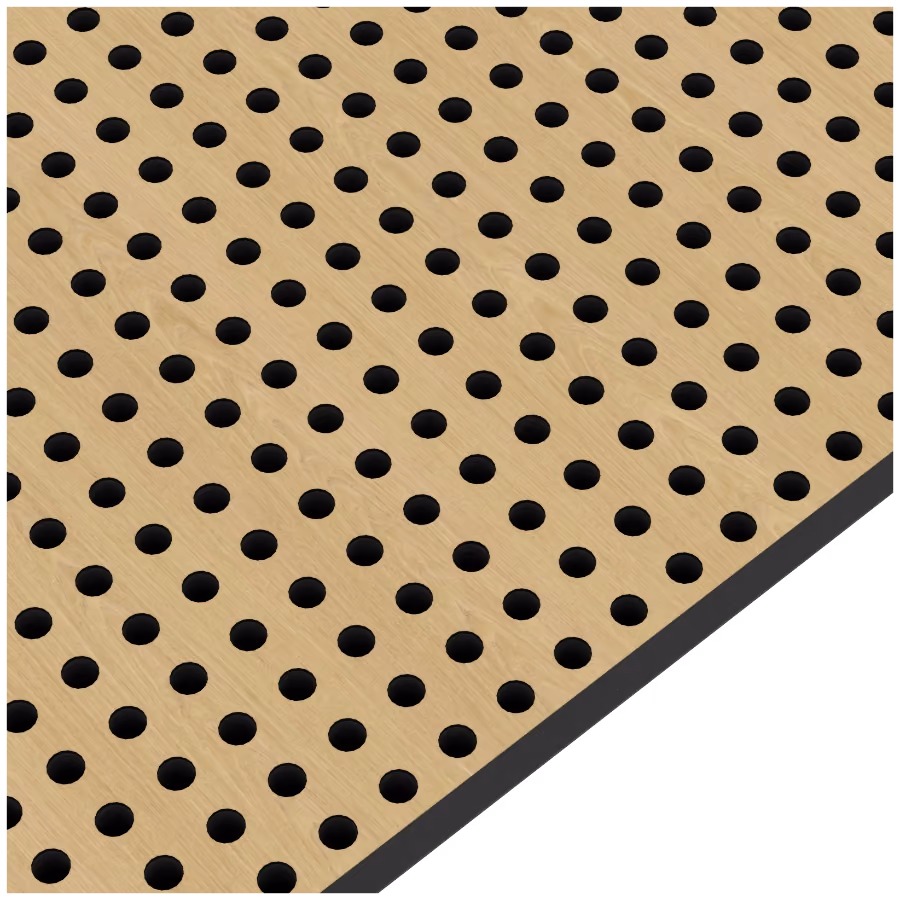 04MP.1616 Perforated acoustic wood panel by Monacoustic