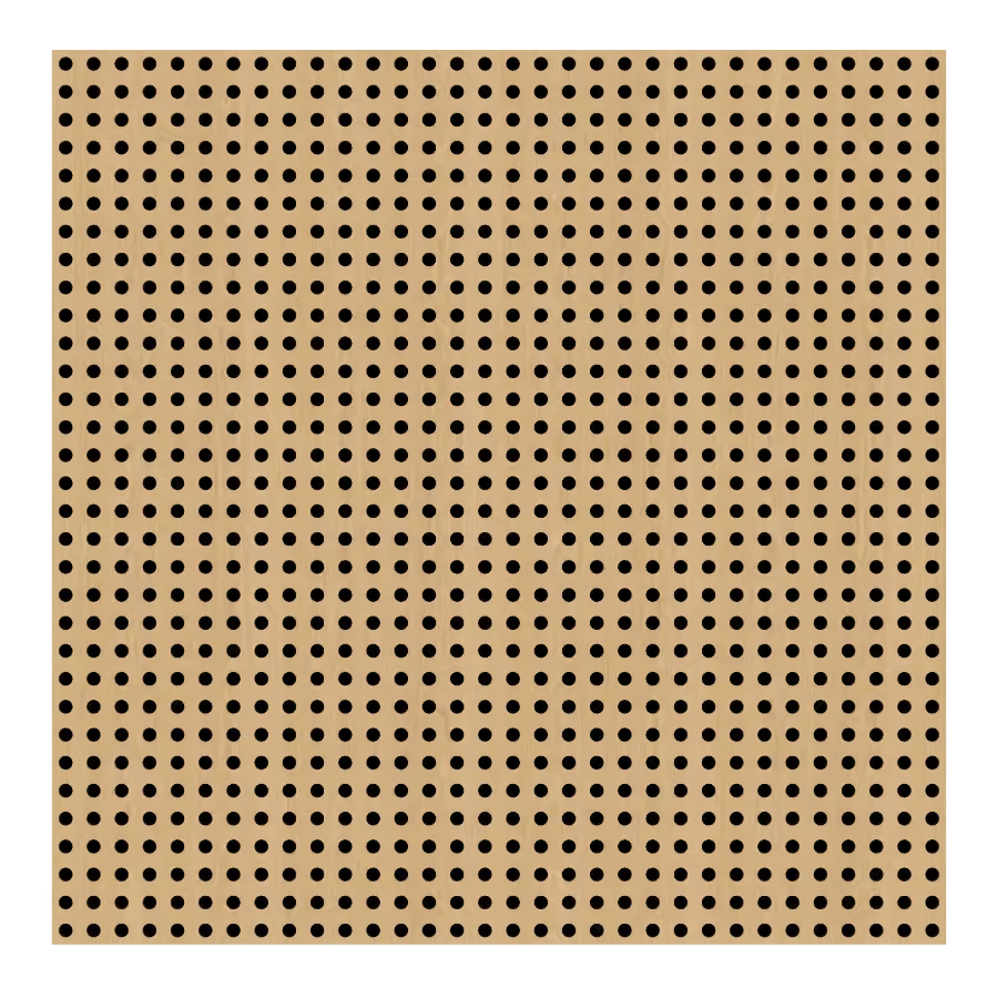 04MP.1616 Perforated acoustic wood panel by Monacoustic, view 3