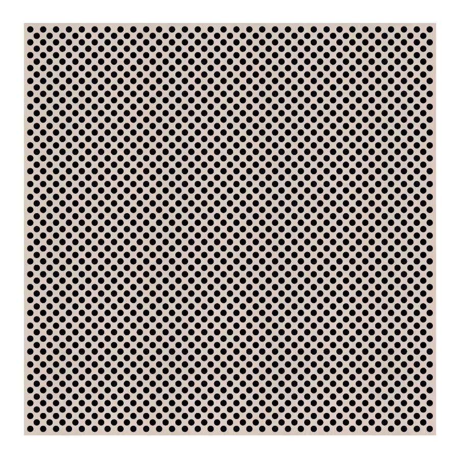 08MP.1616 Perforated acoustic wood panel by Monacoustic, view 3