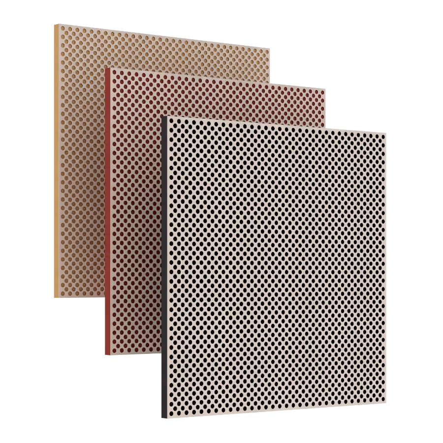 08MP.1616 Perforated acoustic wood panel by Monacoustic