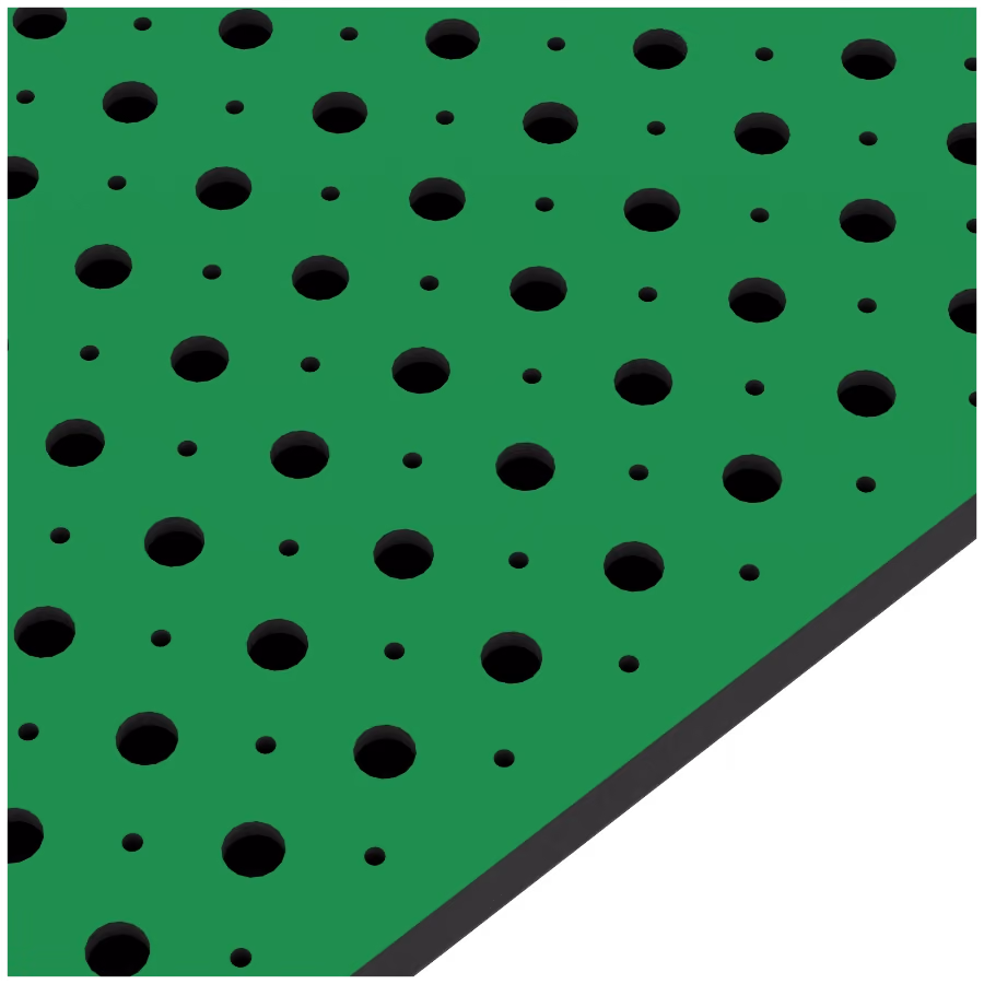 04MP.1616 X2 Perforated acoustic wood panel by Monacoustic