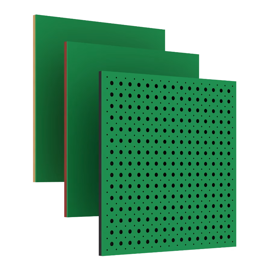 04MP.1616 X2 Perforated acoustic wood panel by Monacoustic