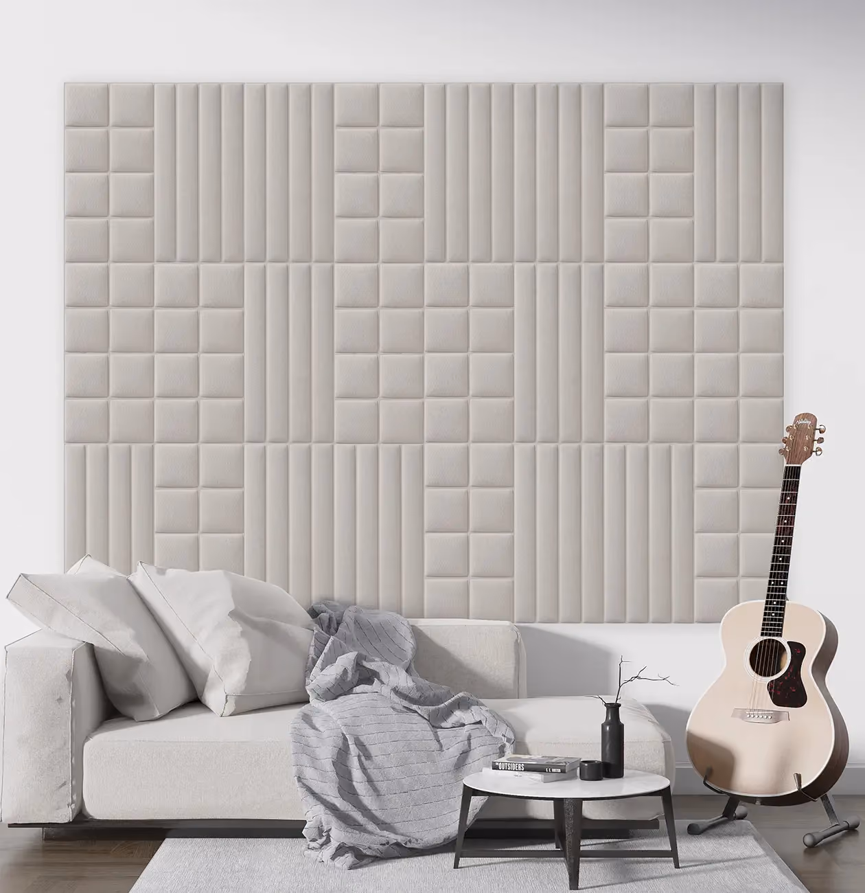 Plaid Felt Panel, view 3