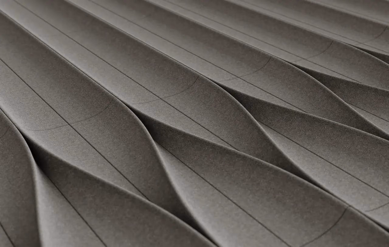 Flux 3D acoustic panel by Feltouch