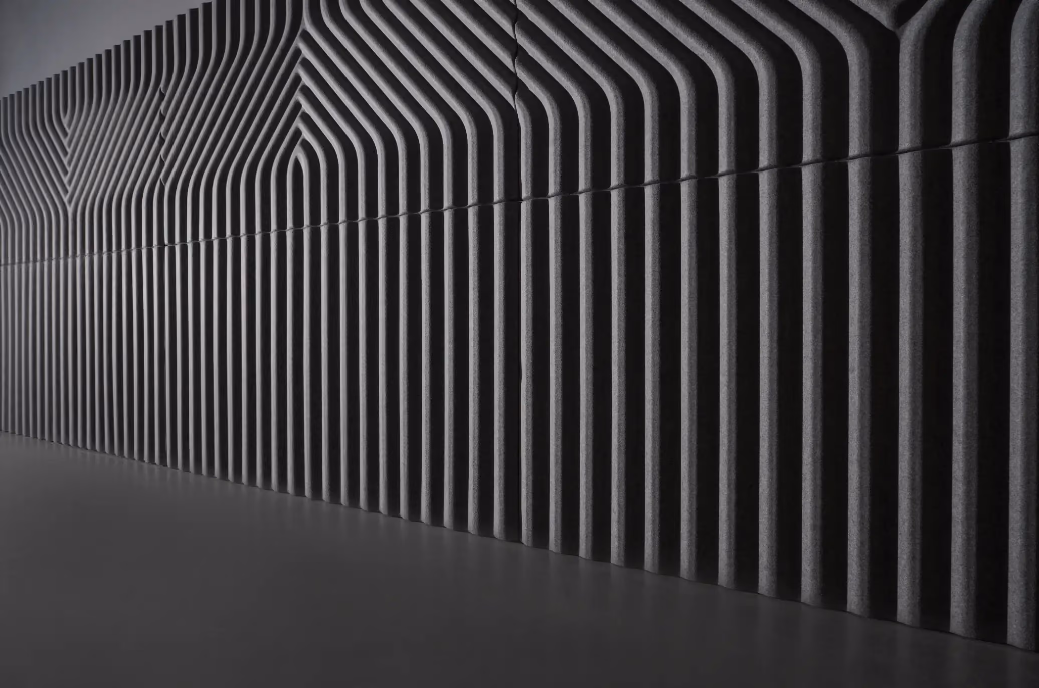 Vertigo 3D acoustic panel by Feltouch, view 3