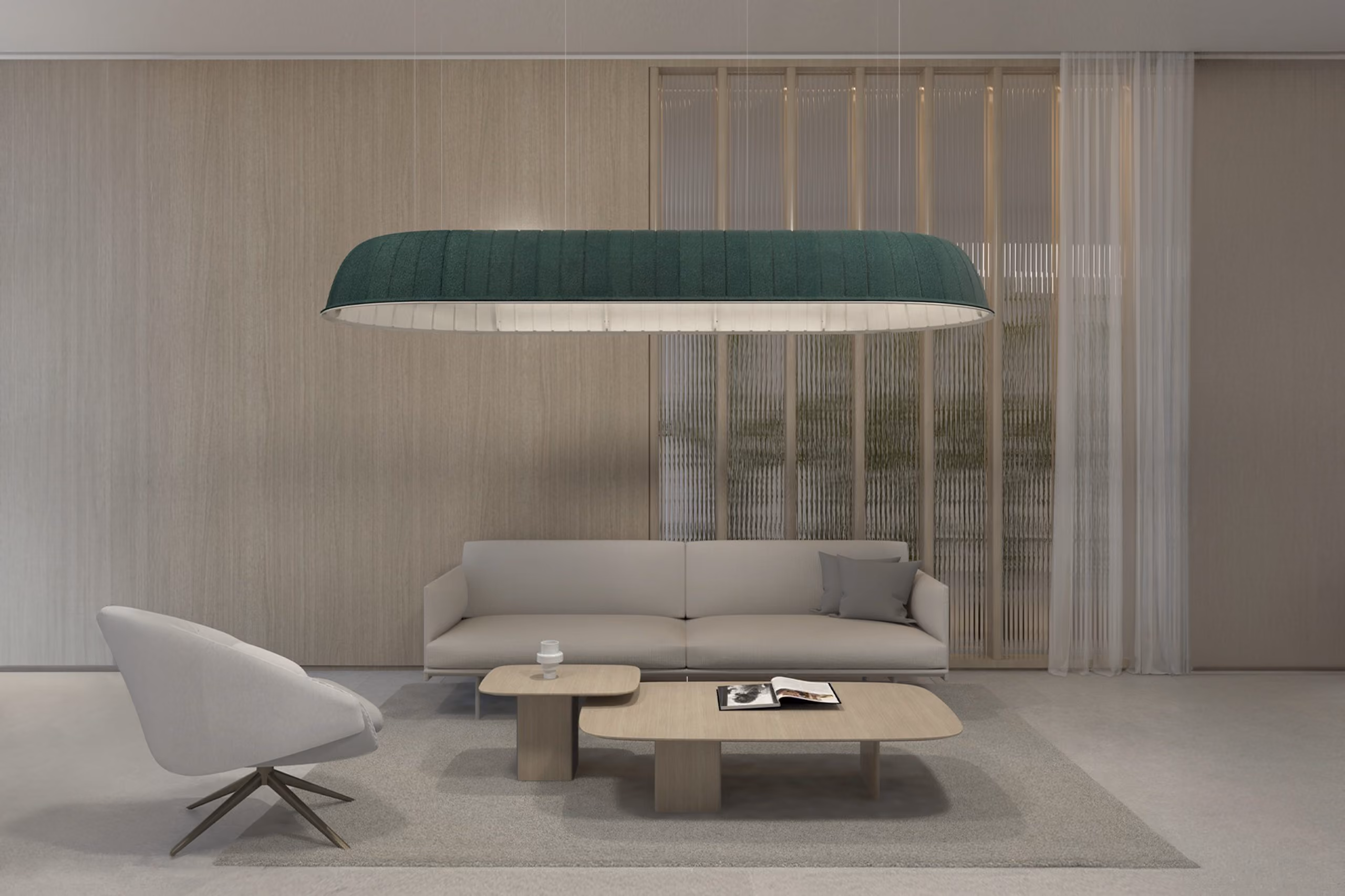 Segment acoustic light by Feltouch