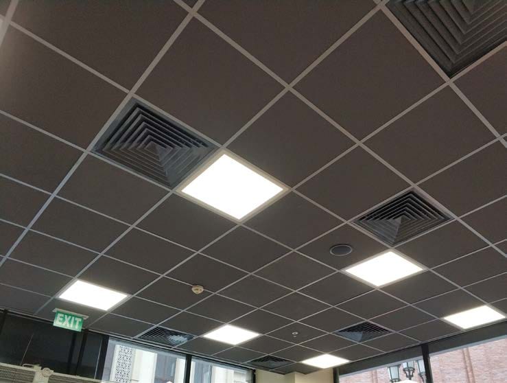 Parmephon Black installed in an interior