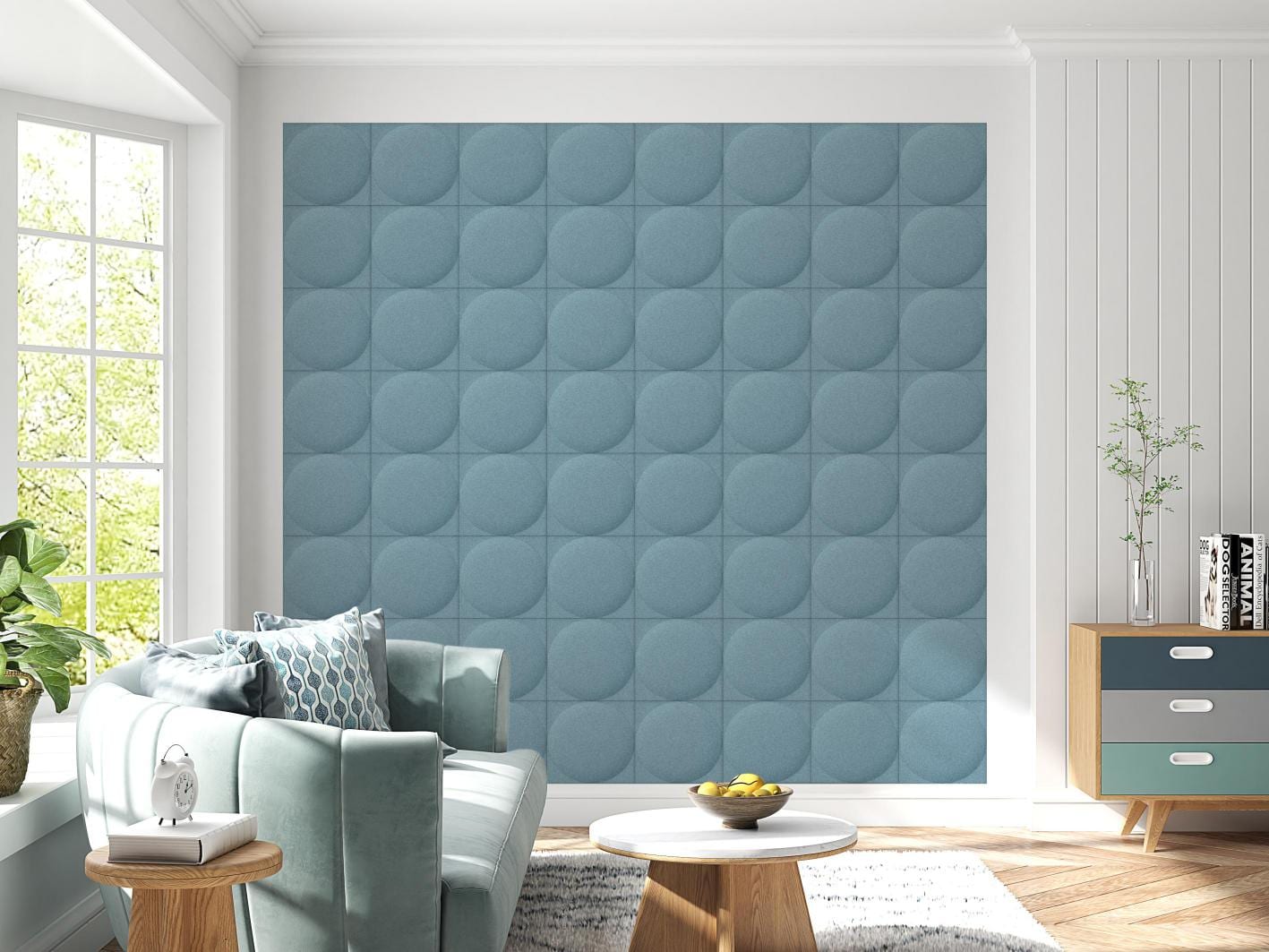 Venus Felt Panel installed in an interior