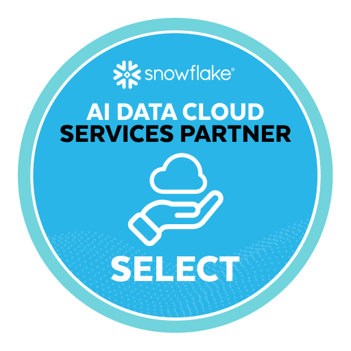 Snowflake AI Data Cloud Services Partner Select badge
