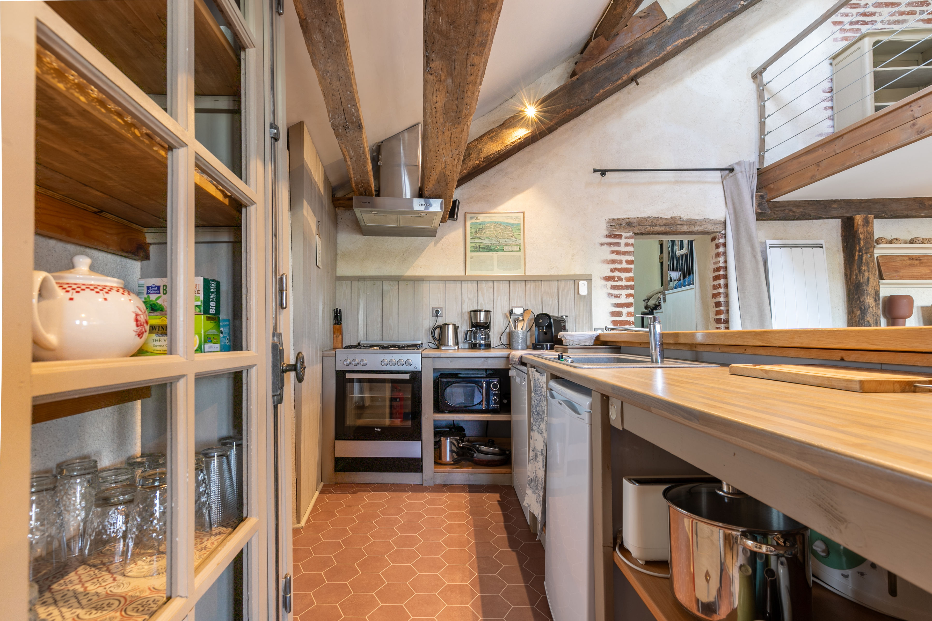 The Loft’s open-plan kitchen