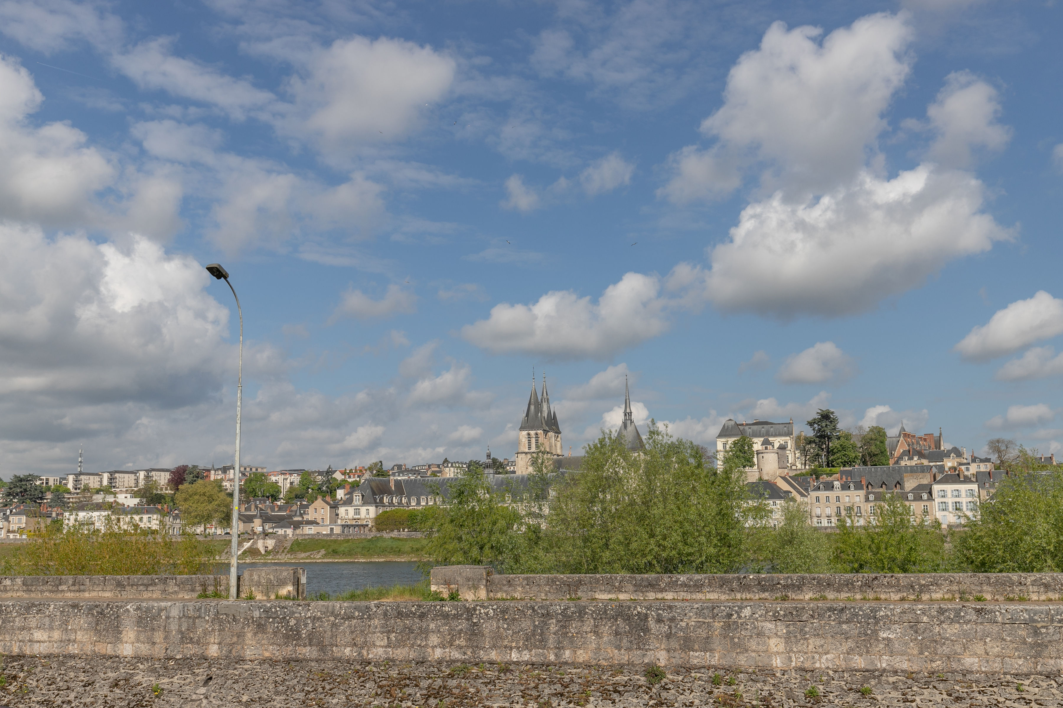The Loire and historic centre seen from the house
