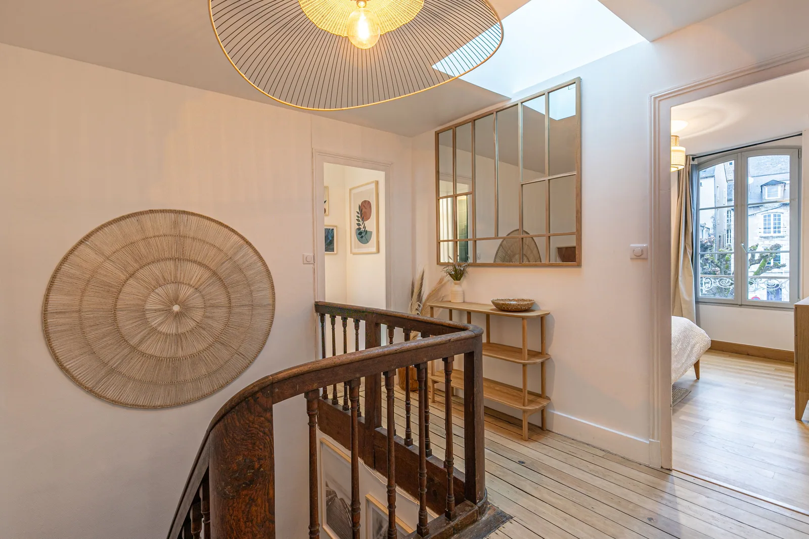 L’entrée et les détails de décoration