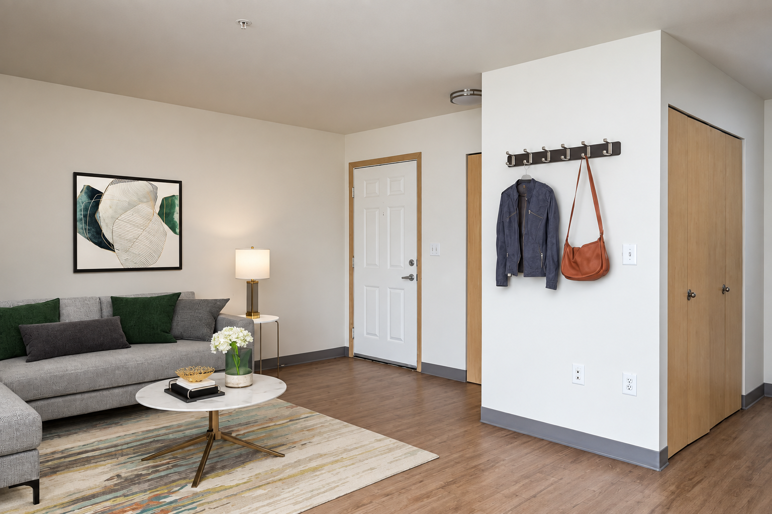 Furnished living room