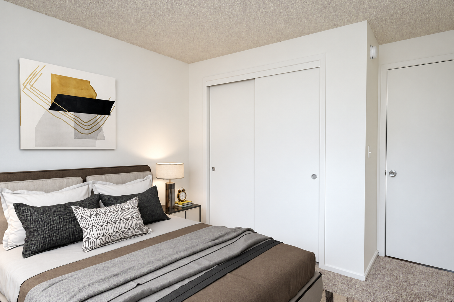 Furnished bedroom