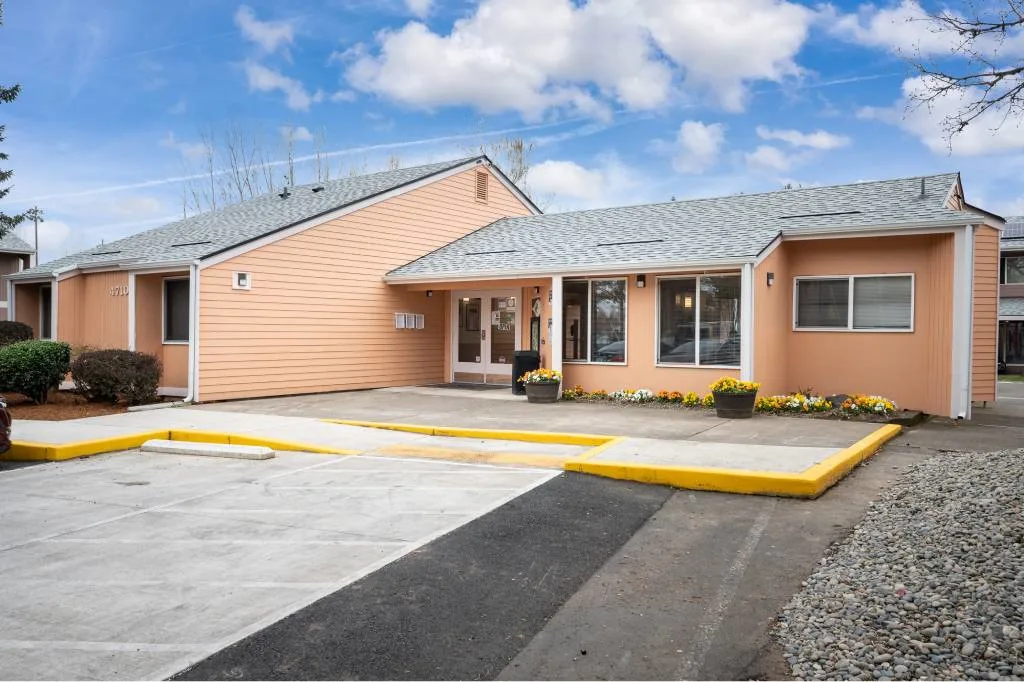 Exterior of leasing office