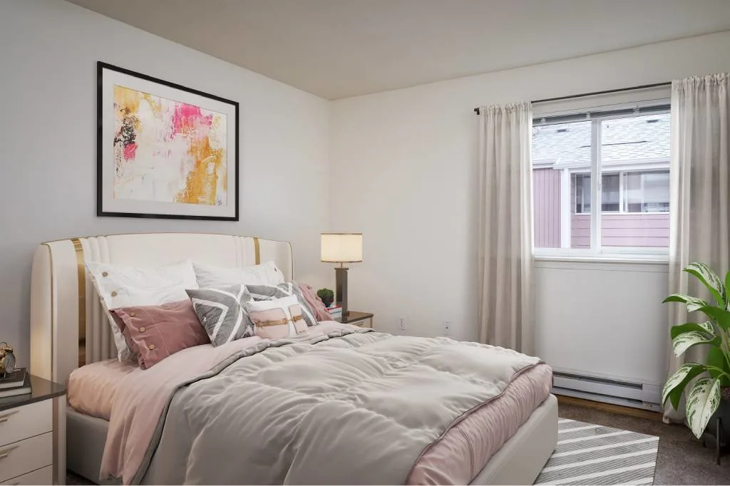 Furnished bedroom