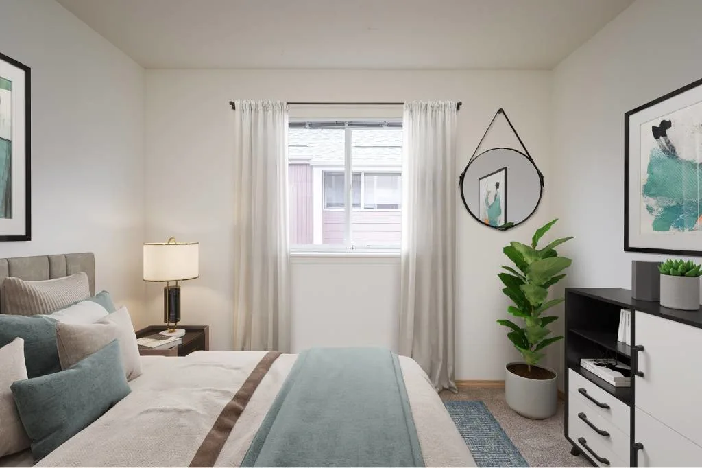 Furnished bedroom
