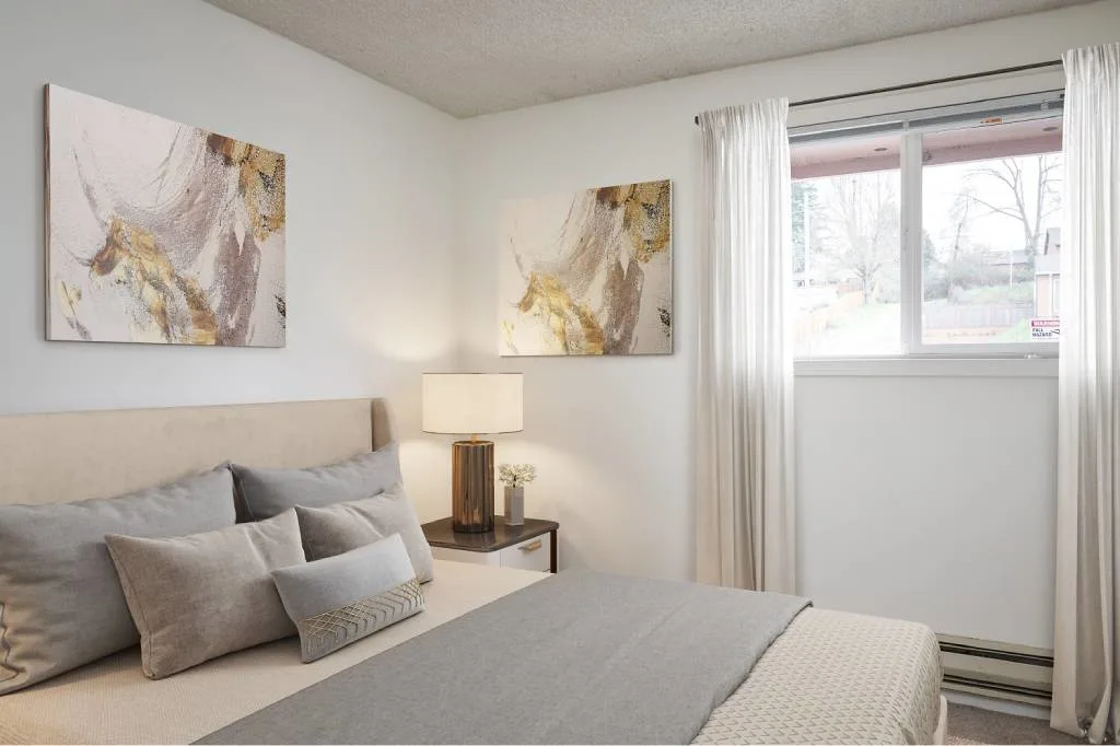 Furnished bedroom