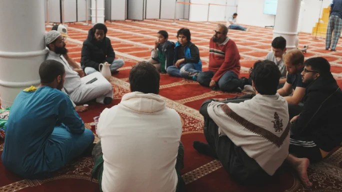Volunteers at work at the Toronto Islamic Centre