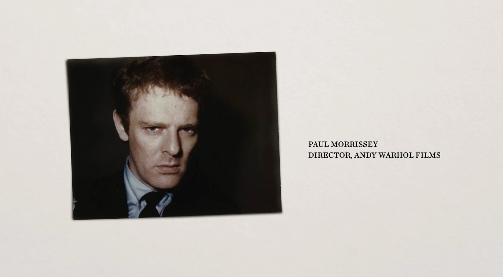 Paul Morrissey