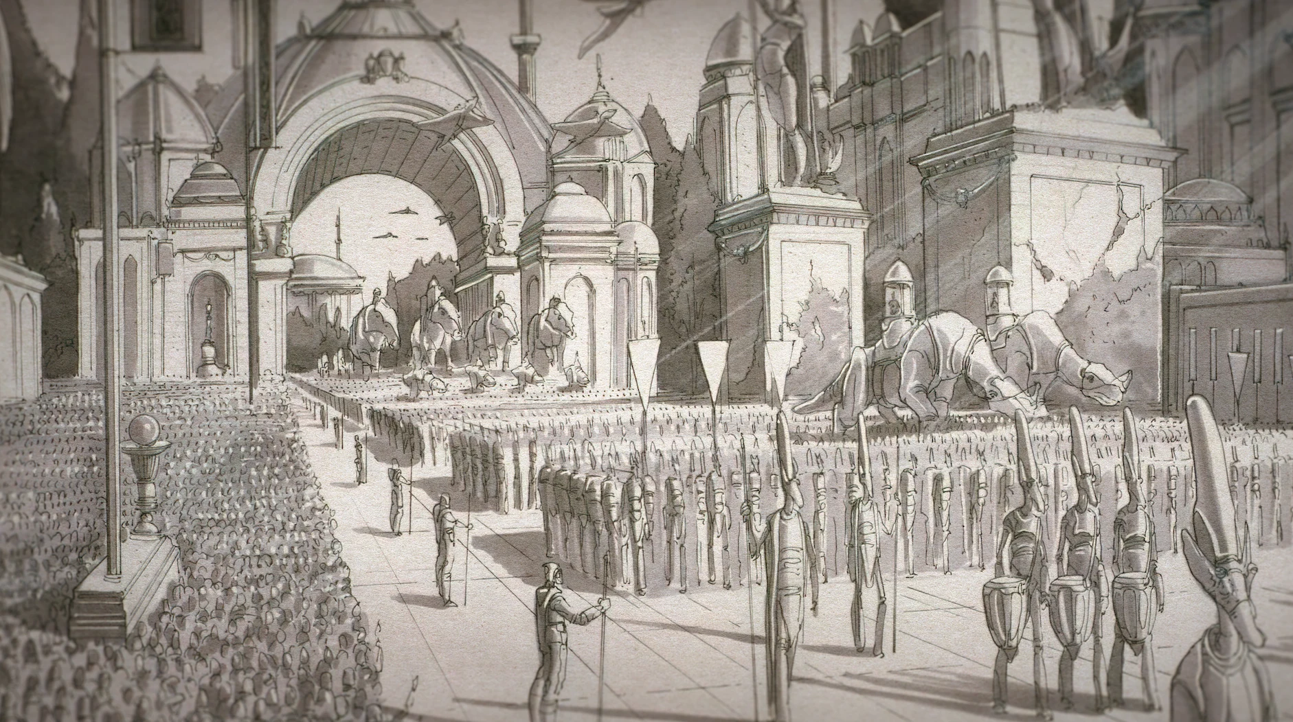 phantom menace story board