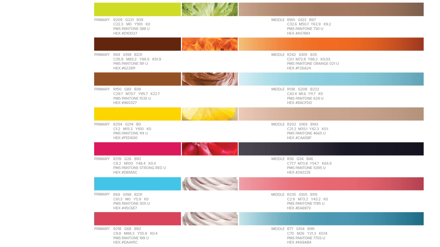 Cooking - Color Palette