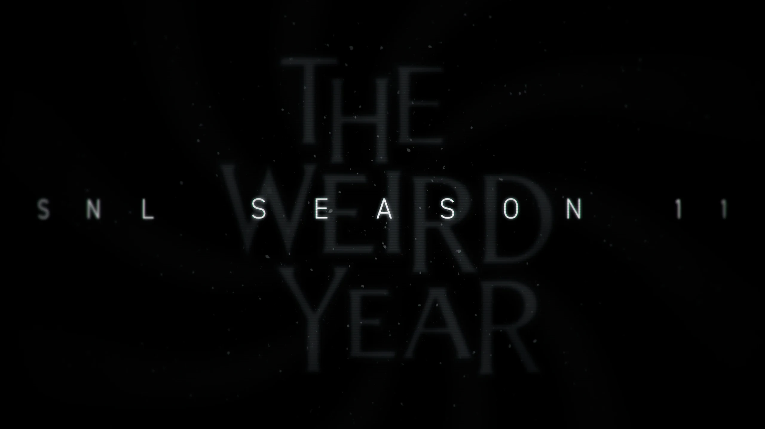 Type Design Exploration - The Weird Year