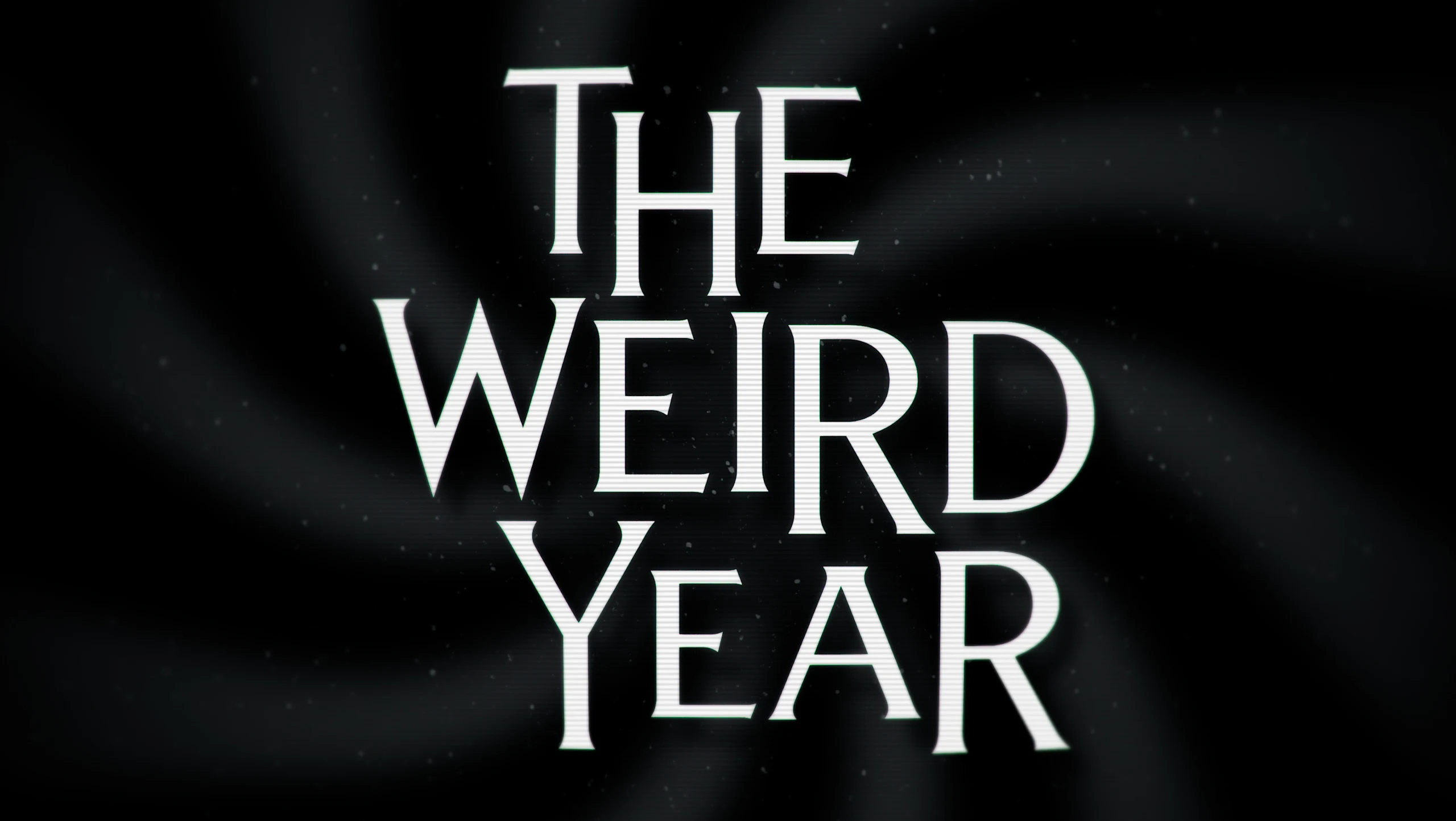 Type Design Exploration - The Weird Year
