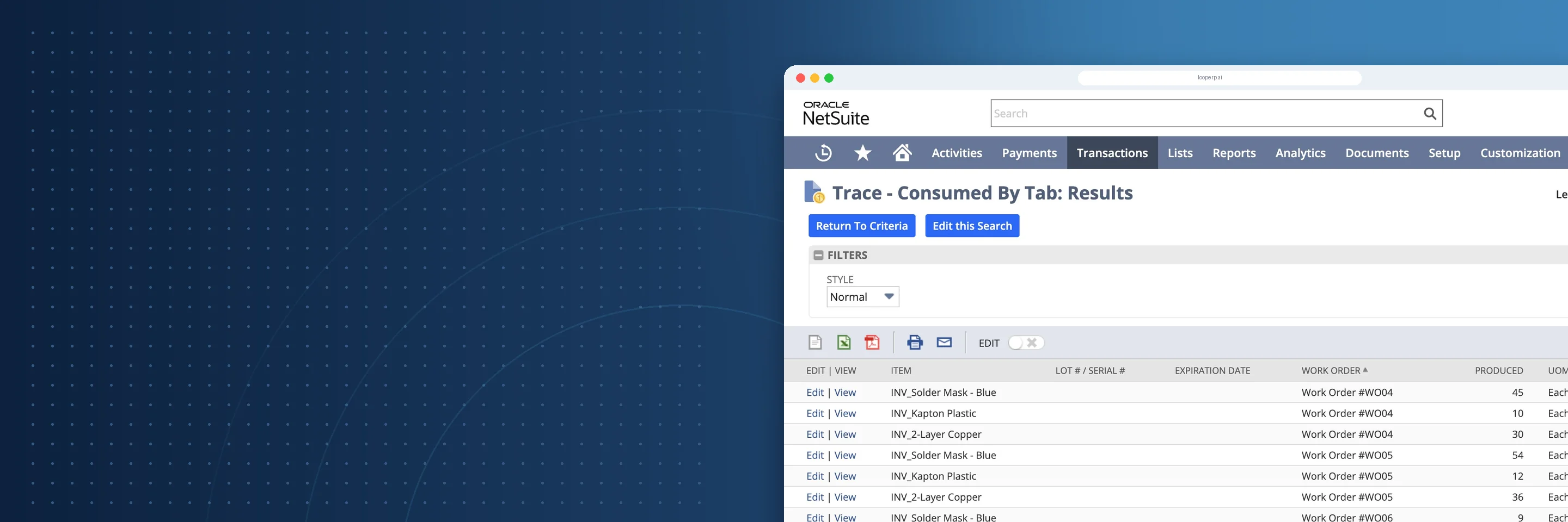 Track & Trace