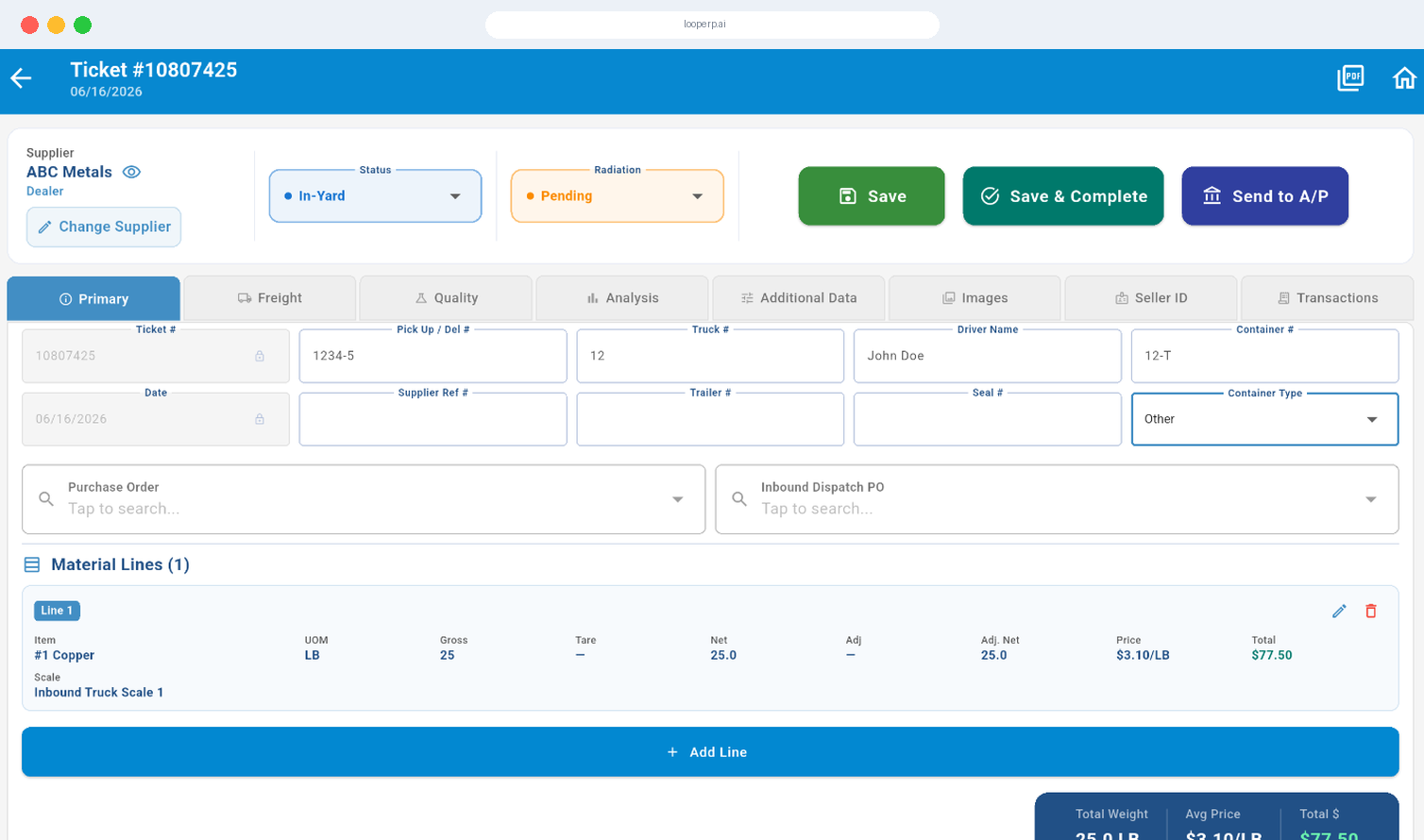What is ERP camera integration for scale and inspection workflows?