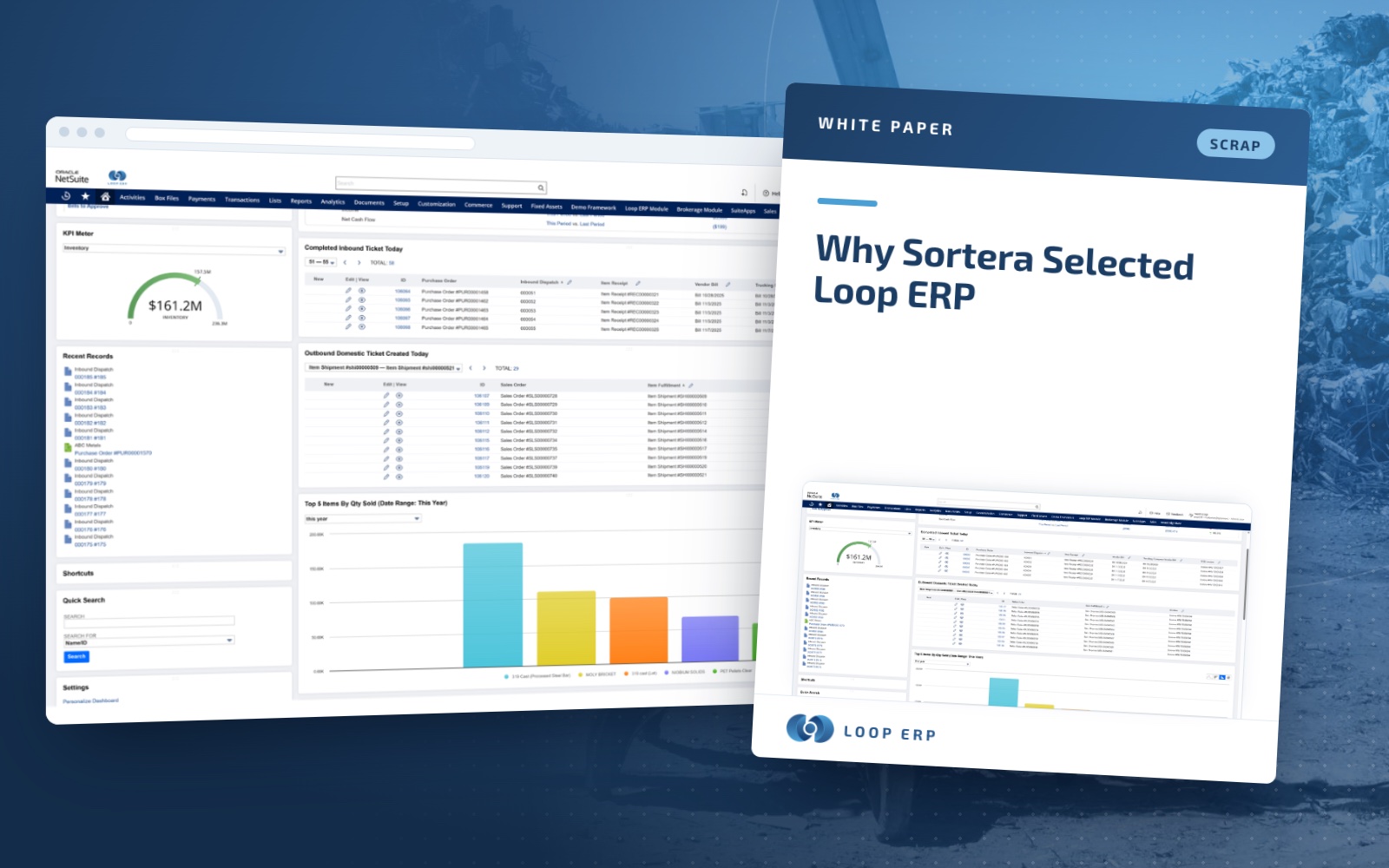 Why Sortera Selected Loop ERP