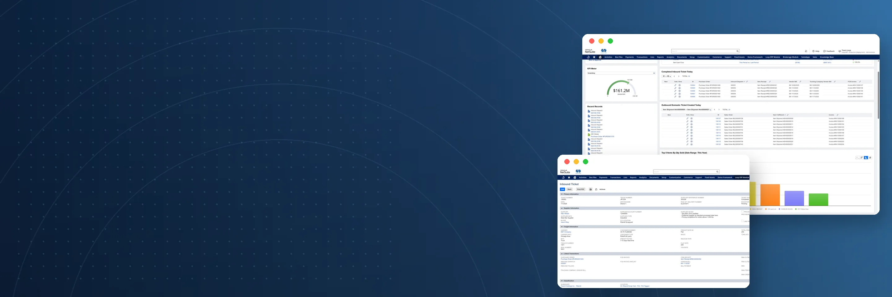 Loop ERP training inside the NetSuite dashboard