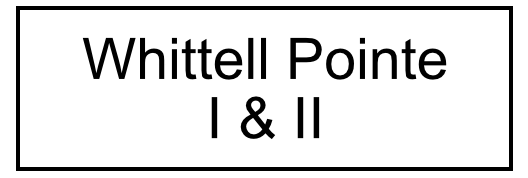 Whittell Pointe I & II Logo