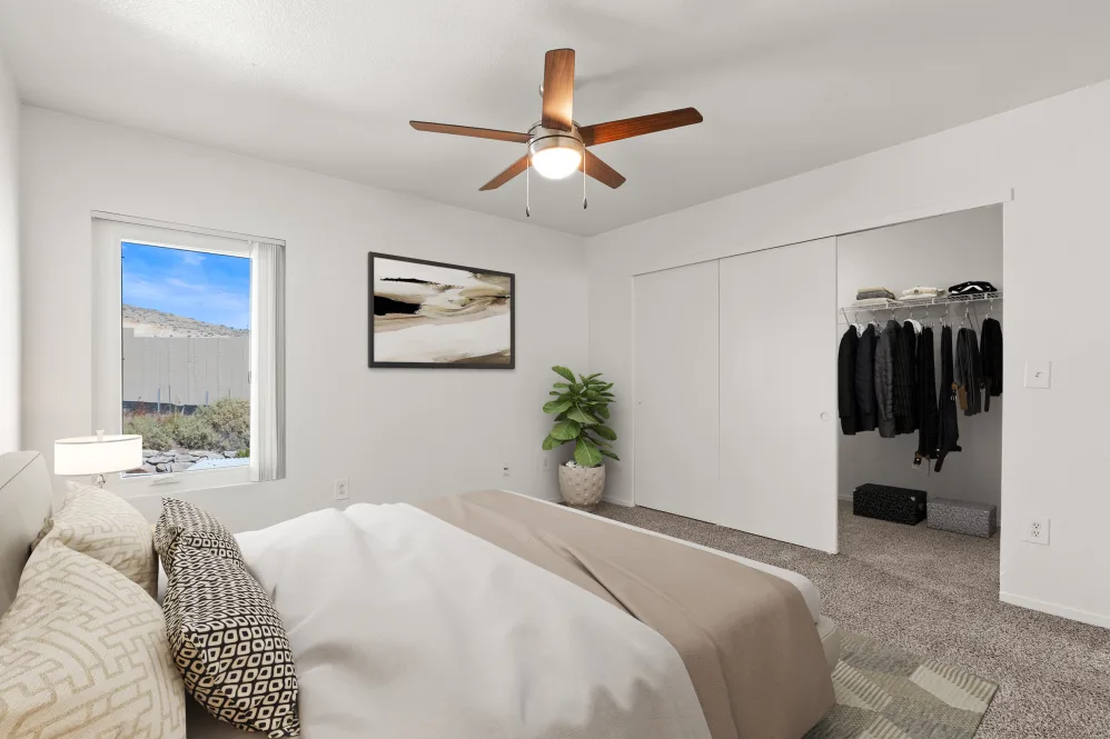 Furnished bedroom