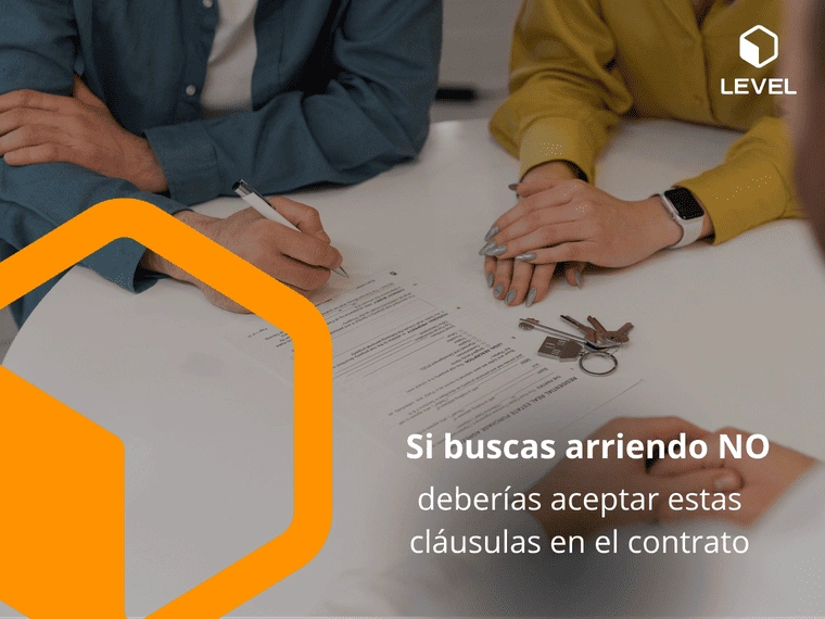 Si buscas un buen arriendo, NO deberías aceptar estas cláusulas en el contrato