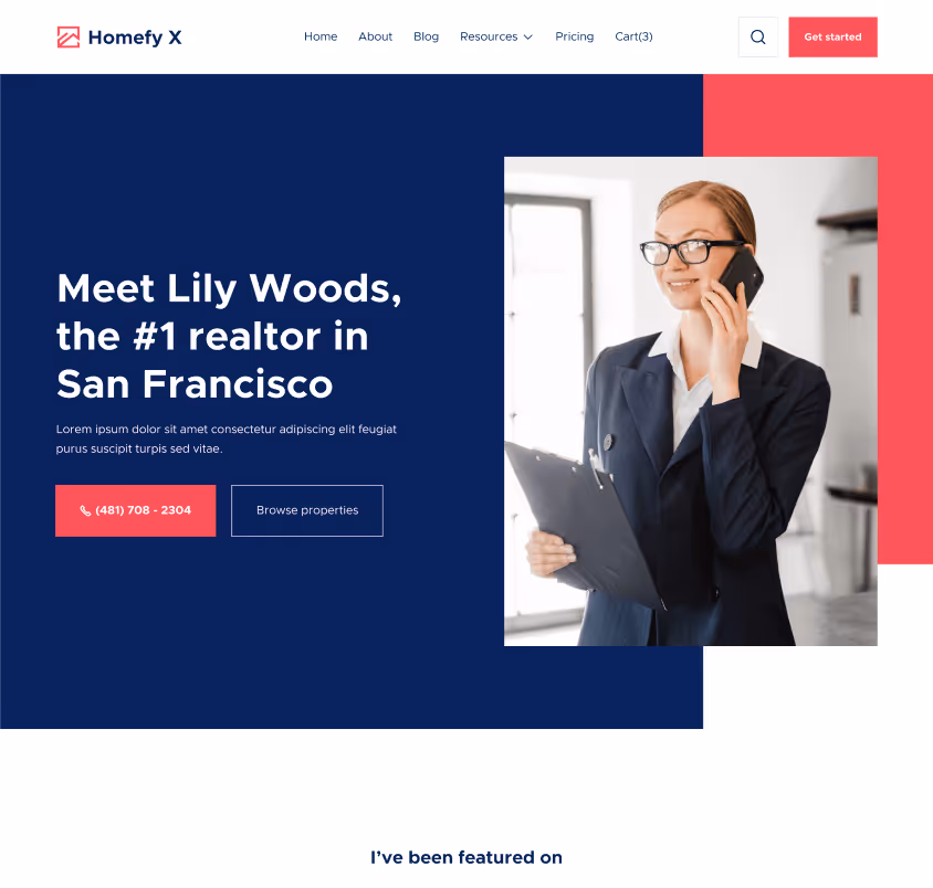 Home V3 - Homefy X Webflow Template