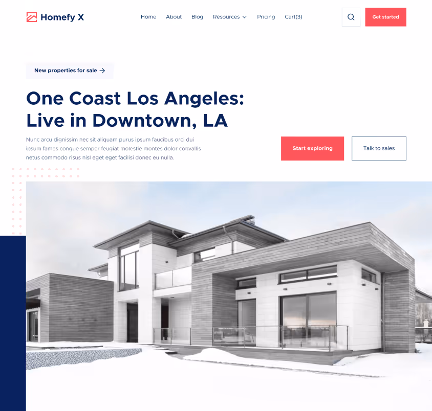 Home V2 - Homefy X Webflow Template