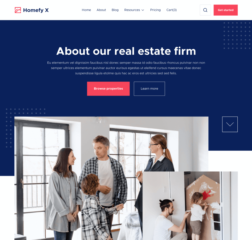 About - Homefy X Webflow Template