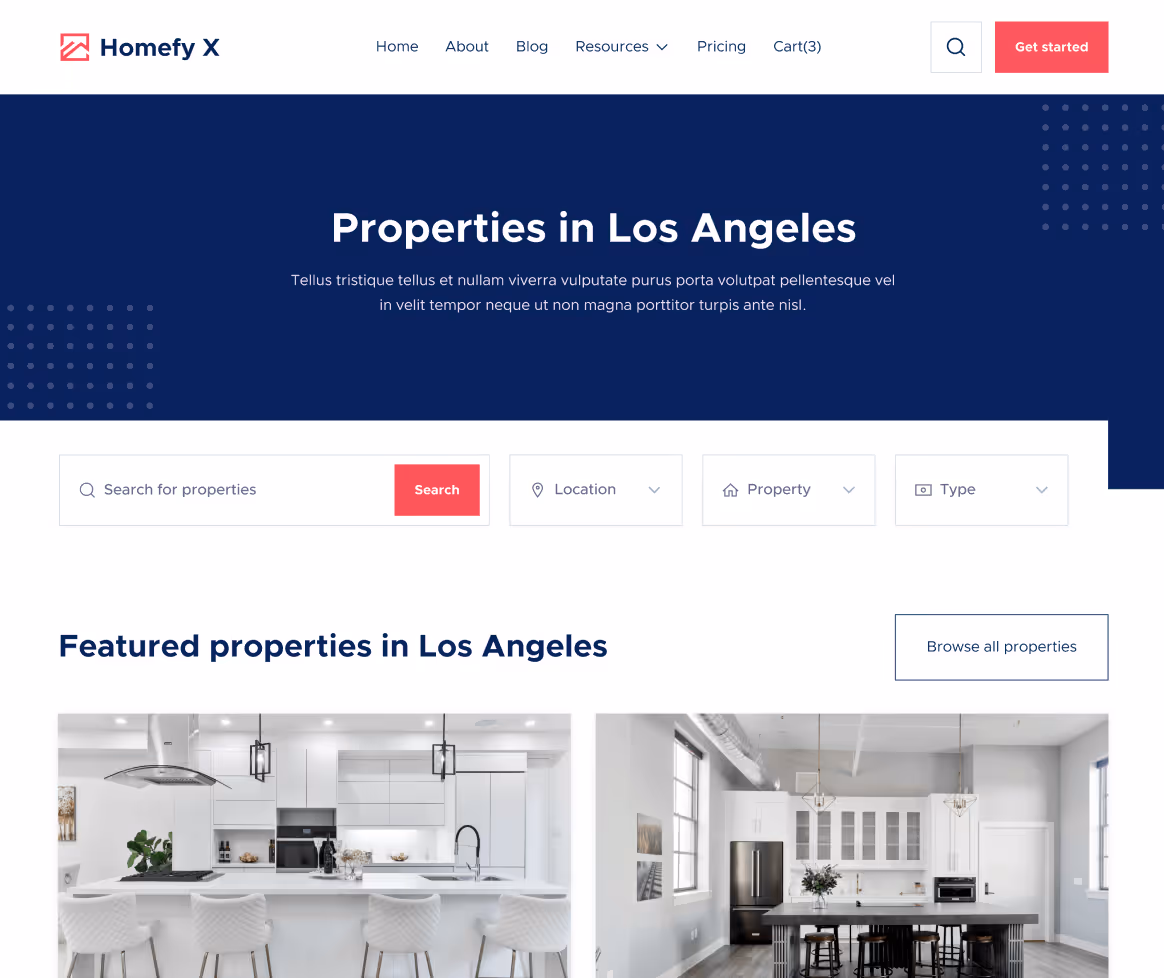Location - Homefy X Webflow Template