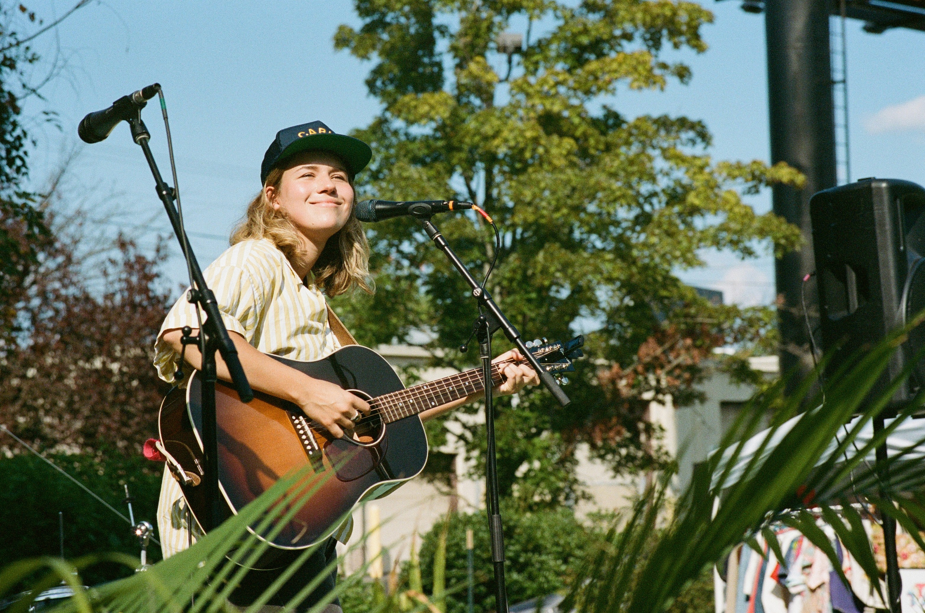 Outdoor performance stock image