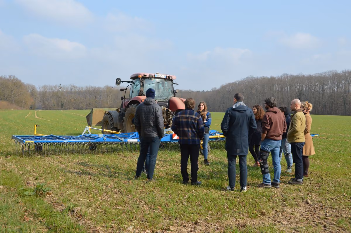 Visite à un projet de contribution de puits carbone - ©ReSoil, 2025
